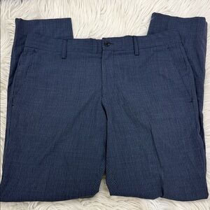 Men’s Matinique Blue Striped Dress Pants